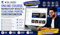 create kajabi online course, membership website, and coaching portal
