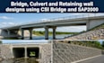 design bridges, culverts and retaining walls using csi bridge and sap2000