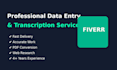 do accurate data entry, transcription