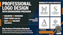 design a professional logo with engineering precision