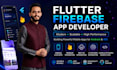 develop flutter mobile app with firebase and API integration