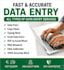 do fast data entry, excel, typing, and PDF conversion