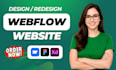 design or develop webflow website, figma to webflow, webflow expert