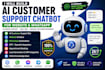 build ai customer support chatbot for website and whatsapp