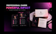 design modern business cards for print and digital sharing