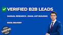 build verified b2b lead lists with emails and linkedin profiles