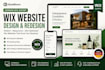 do german wix website design or redesign, wix deutsch, wix booking site