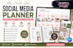create social media content planner, content calendar, and canva strategy