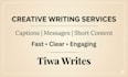 create catchy captions and short content for you