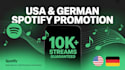 do USA spotify german promotion spotify music promotion
