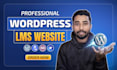 create custom wordpress lms website or learning management portal