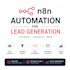 build n8n automation workflows for lead generation and CRM