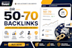 create high DR 70 plus permanent seo dofollow backlinks