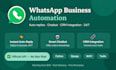 build your whatsapp  automation chatbot  and auto reply system