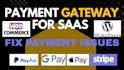 integrate recurring billing payment gateways for saas startups and fix issues
