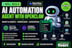 build ai automation agent using  openclaw chatgpt and ai tools, vapi ai, apps