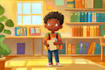 create a children book illustration, children book