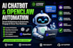 create ai chatbot, ai agent, openclaw automation, vapi ai, ai automation
