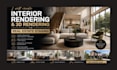 create interior rendering and 3d rendering for real estate staging