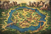 make a high quality digital fantasy map