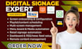 do digital signage crm yodeck optisigns screencloud billboard reach trudigital