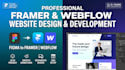 do webflow website, framer website, framer landing page as webflow expert