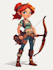 draw 2d game character or 2d game character