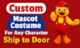 make custom animi cosplay and mascot costume professionally