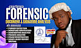 perform forensic document analysis, hand writing, signature verification, report