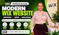 design a modern wix website, wix studio or redesign wix website