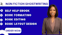 write self help ebook, self help book, ghostwriter, amazon KDP book writer