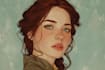 paint a realistic digital portrait