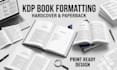 do book formatting for amazon kdp hardcover