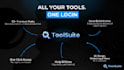 give best ai toolsuite in which 50 plus tools