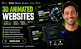 build 3d animated webeiste threejs gsap webgl spline webflow website react nextj