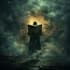 make a fantasy book cover, thriller book cover