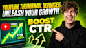 design high CTR youtube thumbnails to boost views and clicks