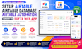 setup airtable airtable database airtable automation convert to softr web app