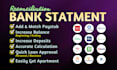 reconcile bank statement PDF to editable format
