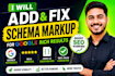 add schema markup for google rich results and rich snippets