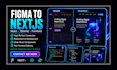 convert figma to react or nextjs website as a front end developer