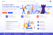create a software and app landing page