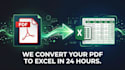 pdf to excel conversion fast and accurate data entry
