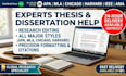 edit and proofread thesis, dissertation, and research proposal