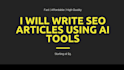 write SEO articles using ai tools