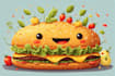 make high quality food character illustrations