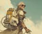 create detailed alien and space character designs