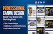 design professional canva social media posts