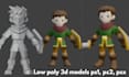 create ps1 ps2 n64 retro low poly 3d models and 3d animations