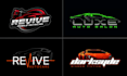 do mobile detailing, car window tint and wrap logo design